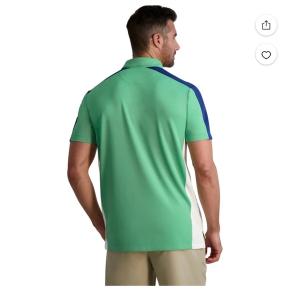 Chaps Mesh Colorblock Golf Polo - Picture 9 of 11